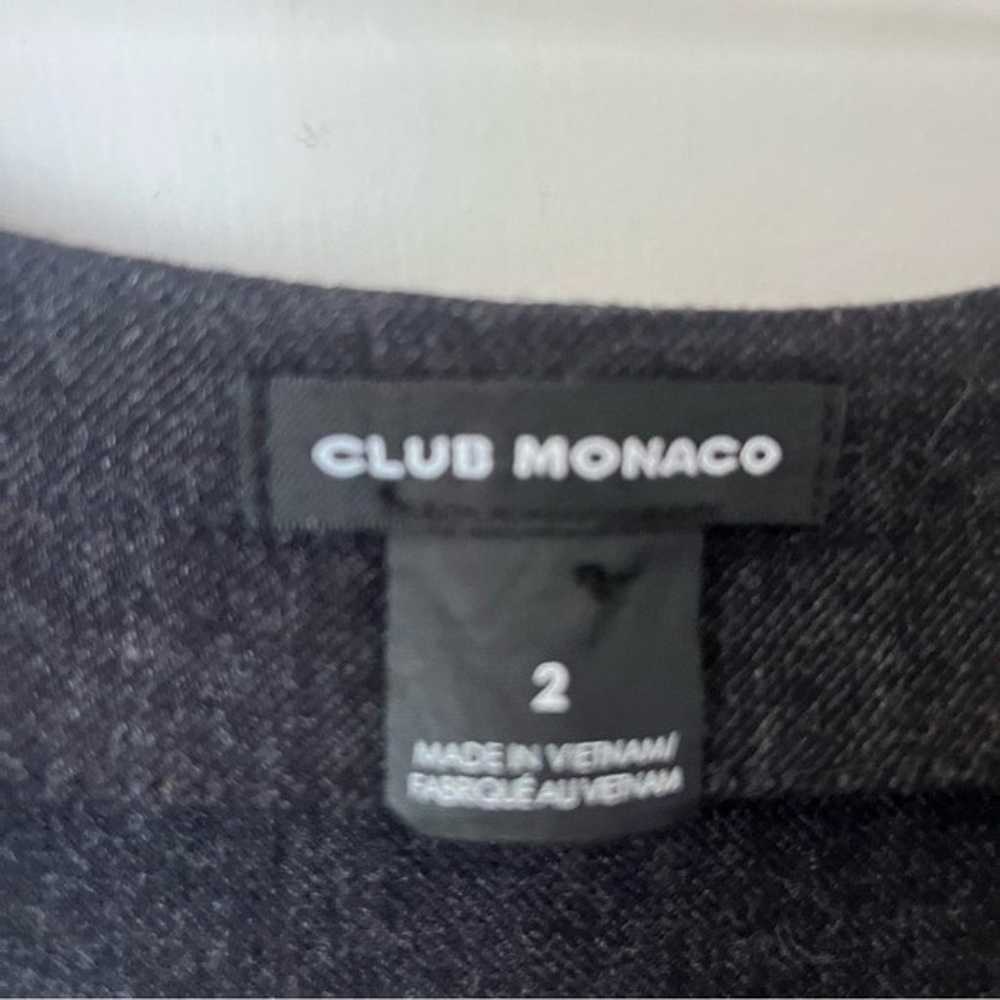 Club Monaco Eli Dark Gray Wool Blend Overalls 2 - image 8