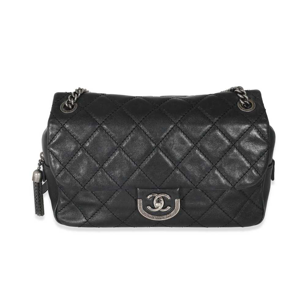 Chanel Chanel Black Quilted Calfskin Paris Edinbu… - image 1