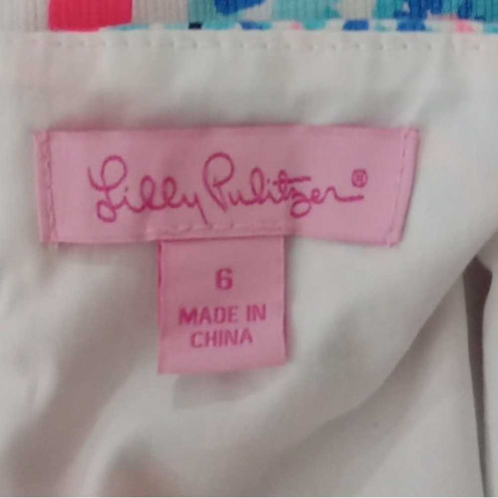 Lilly Pulitzer Shelli Shift Dress in White Stripe… - image 11