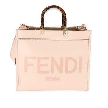 Fendi Fendi Pink Poudre Calfskin Medium Sunshine … - image 1