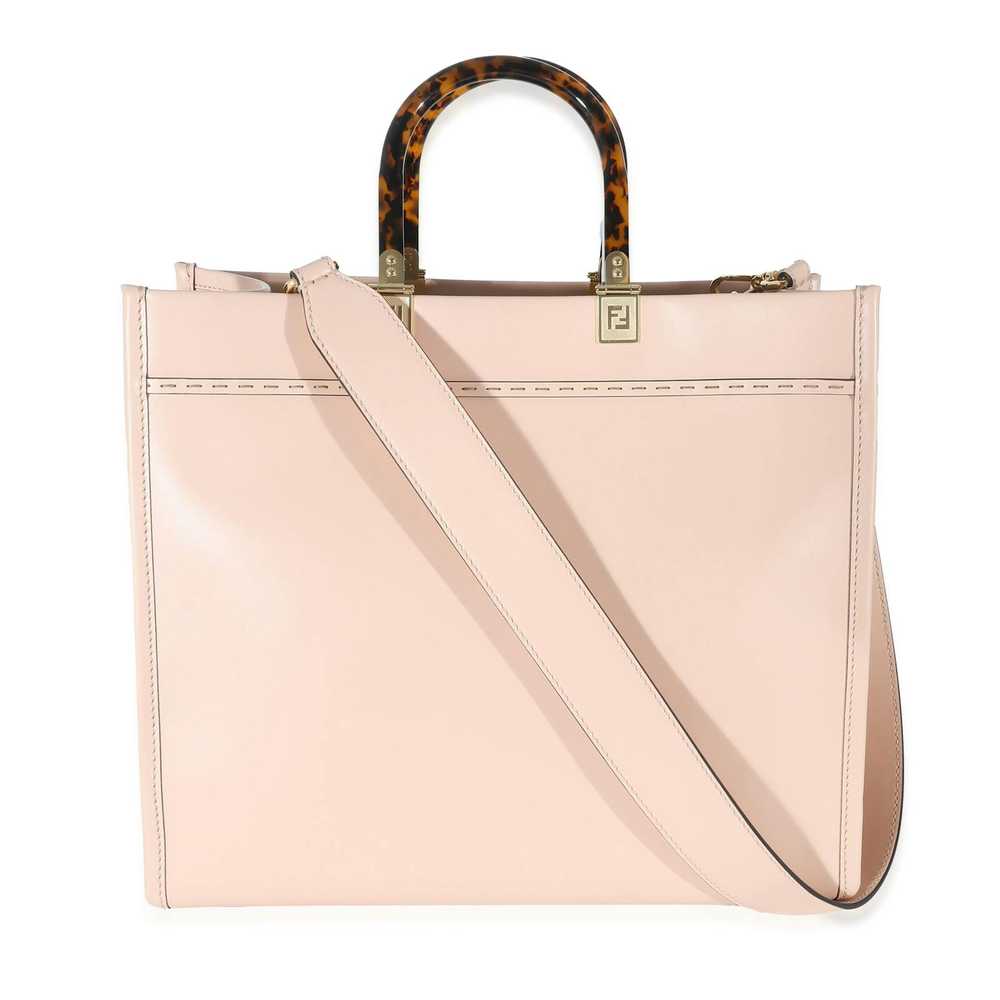 Fendi Fendi Pink Poudre Calfskin Medium Sunshine … - image 3