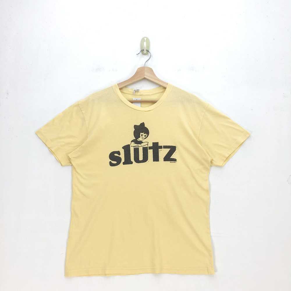 Streetwear × Vintage Vintage MadeMe T Shirt Slutz… - image 2