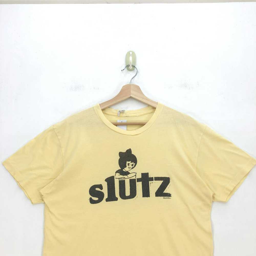 Streetwear × Vintage Vintage MadeMe T Shirt Slutz… - image 3