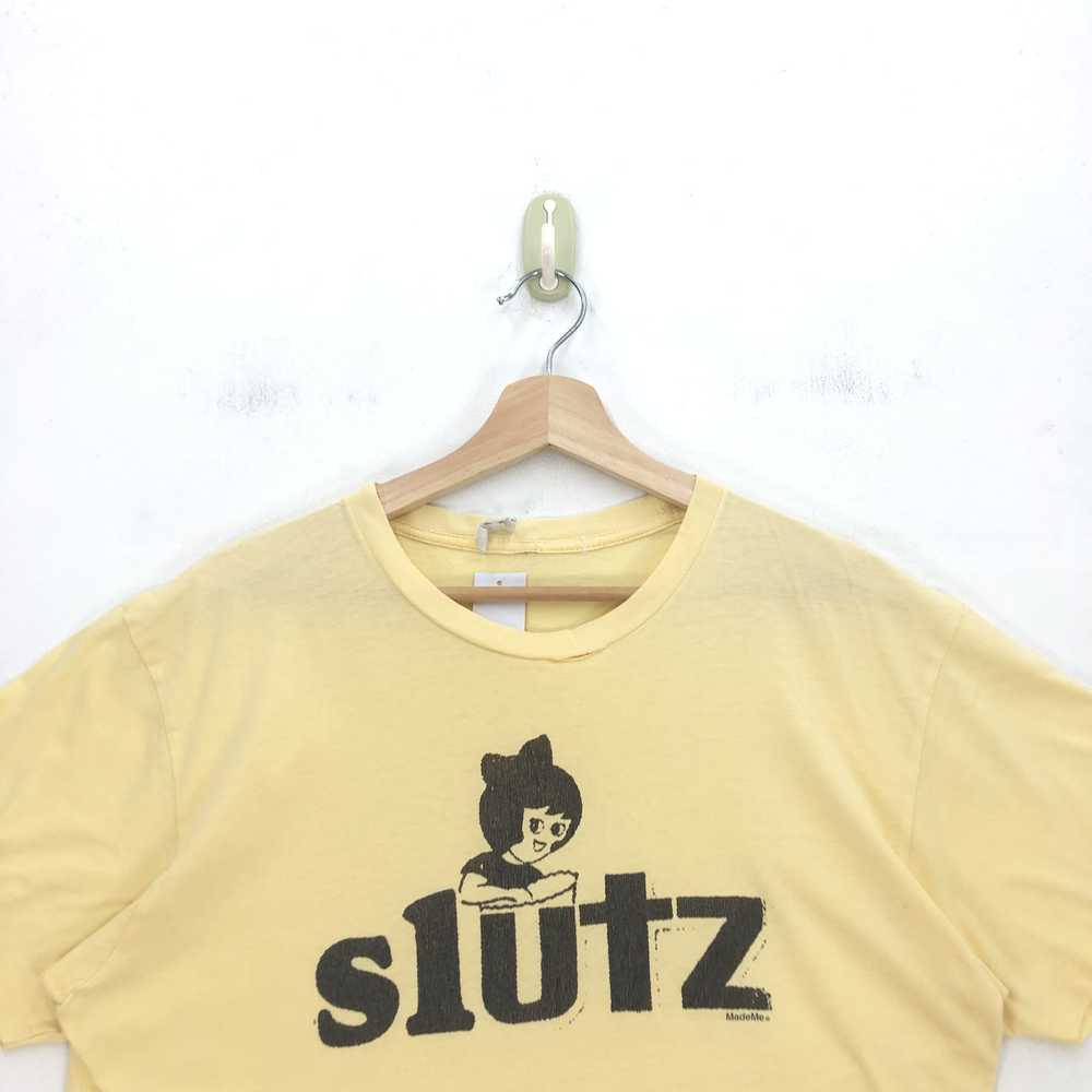 Streetwear × Vintage Vintage MadeMe T Shirt Slutz… - image 4