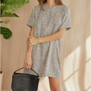 Jenni Kayne Leopard T-Shirt Dress Size Small - image 1