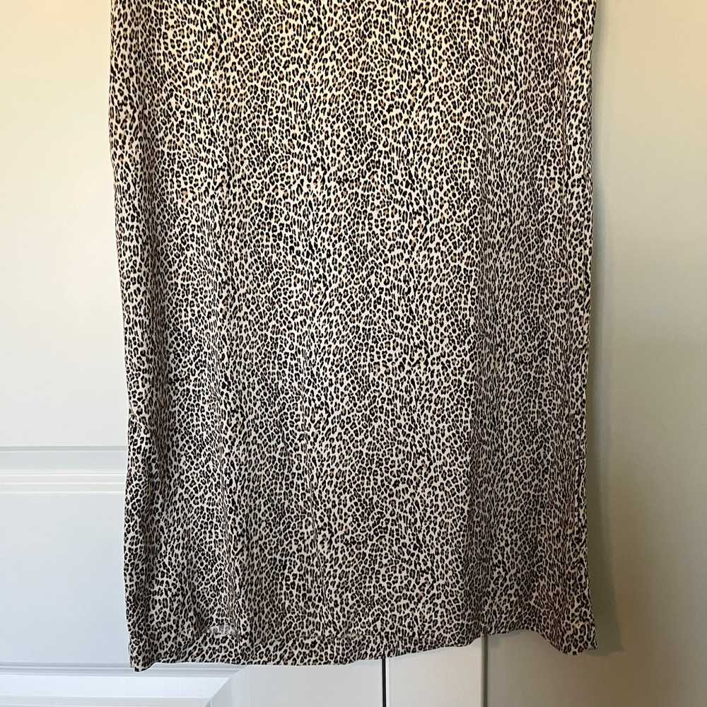 Jenni Kayne Leopard T-Shirt Dress Size Small - image 5
