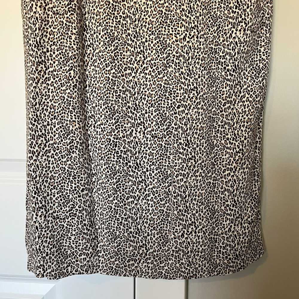 Jenni Kayne Leopard T-Shirt Dress Size Small - image 8