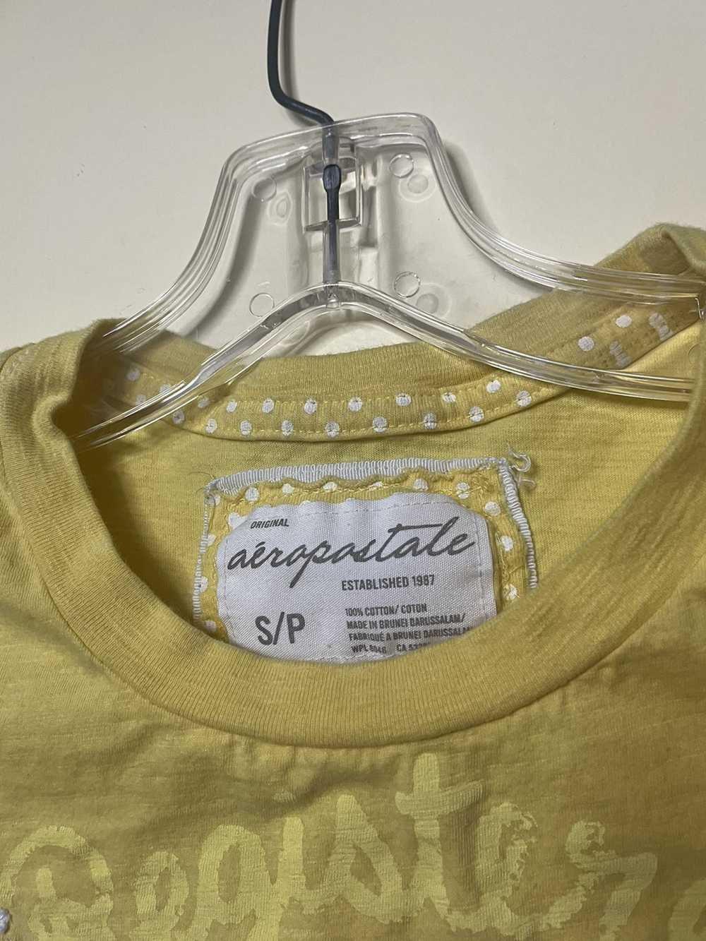 Aeropostale Women’s Aeropostale Yellow Tee - image 3