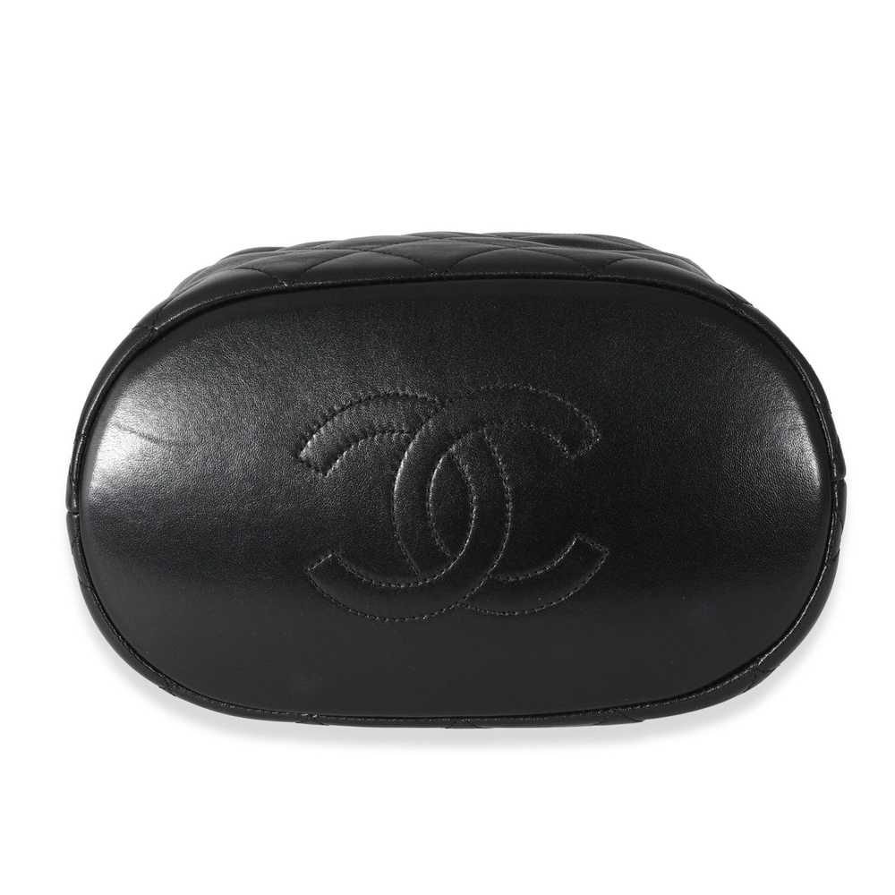 Chanel Chanel 23S Black Lambskin Small Bucket Bag - image 4