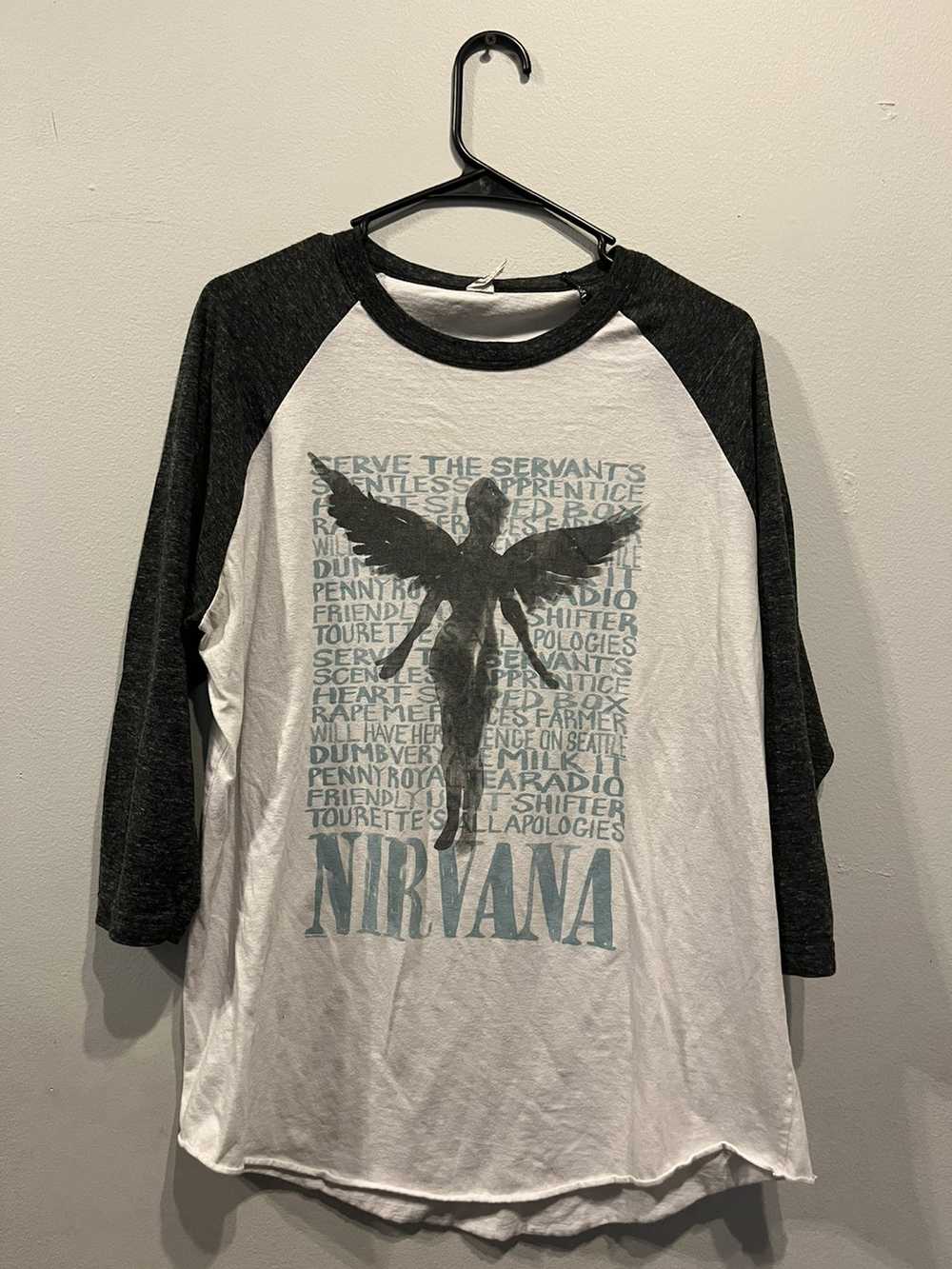 Band Tees × Nirvana × Vintage crazy vintage nirva… - image 1