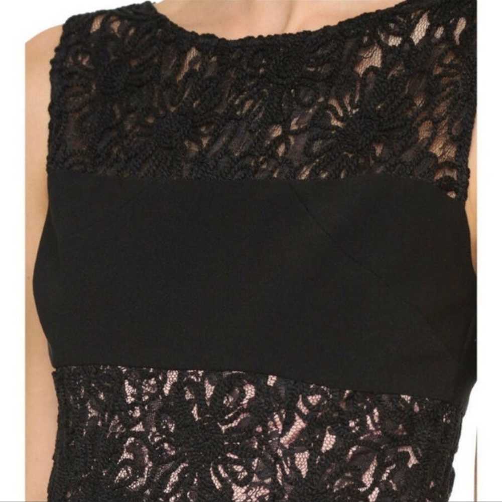 Black Halo lace sheath dress size 10 - image 8