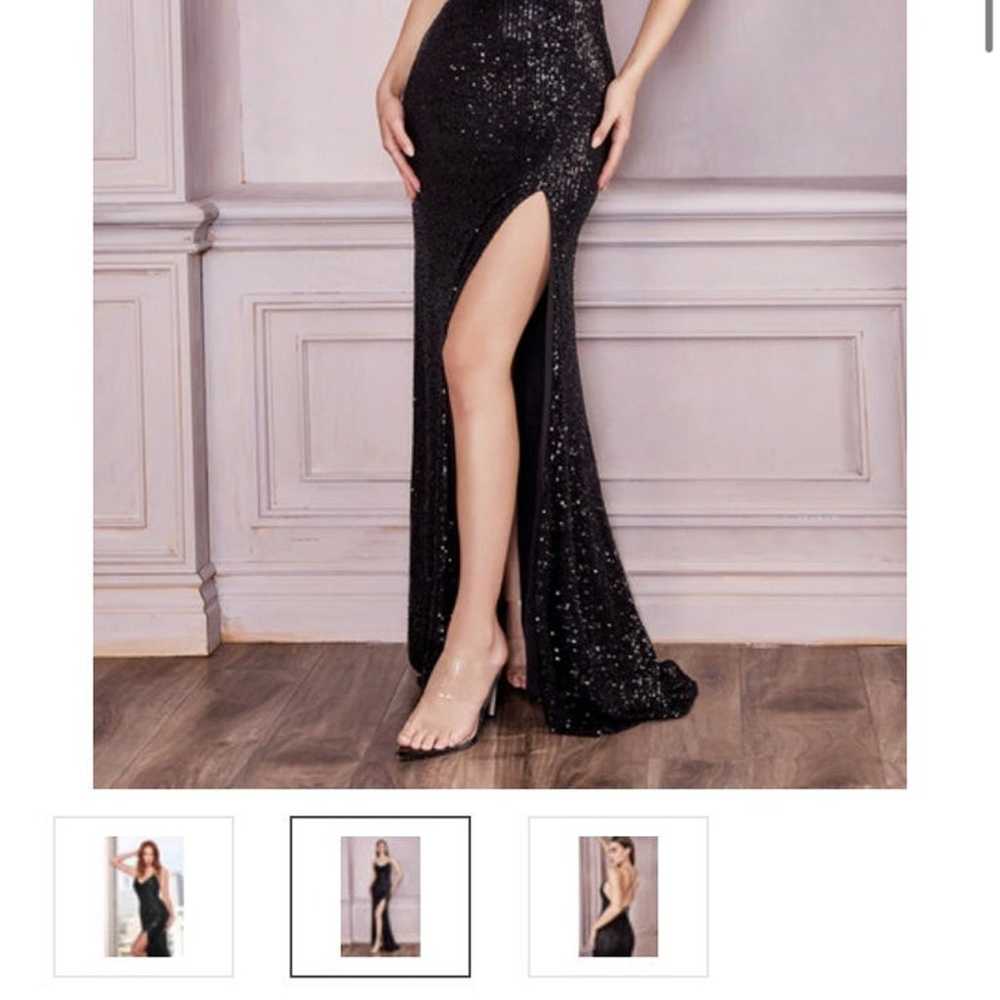 NWOT black prom dress - image 1