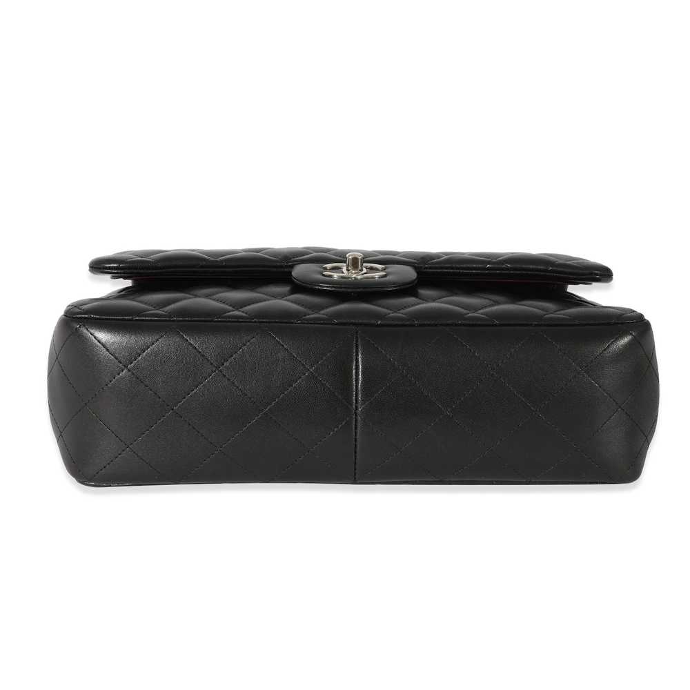 Chanel Chanel Black Lambskin Jumbo Classic Double… - image 4