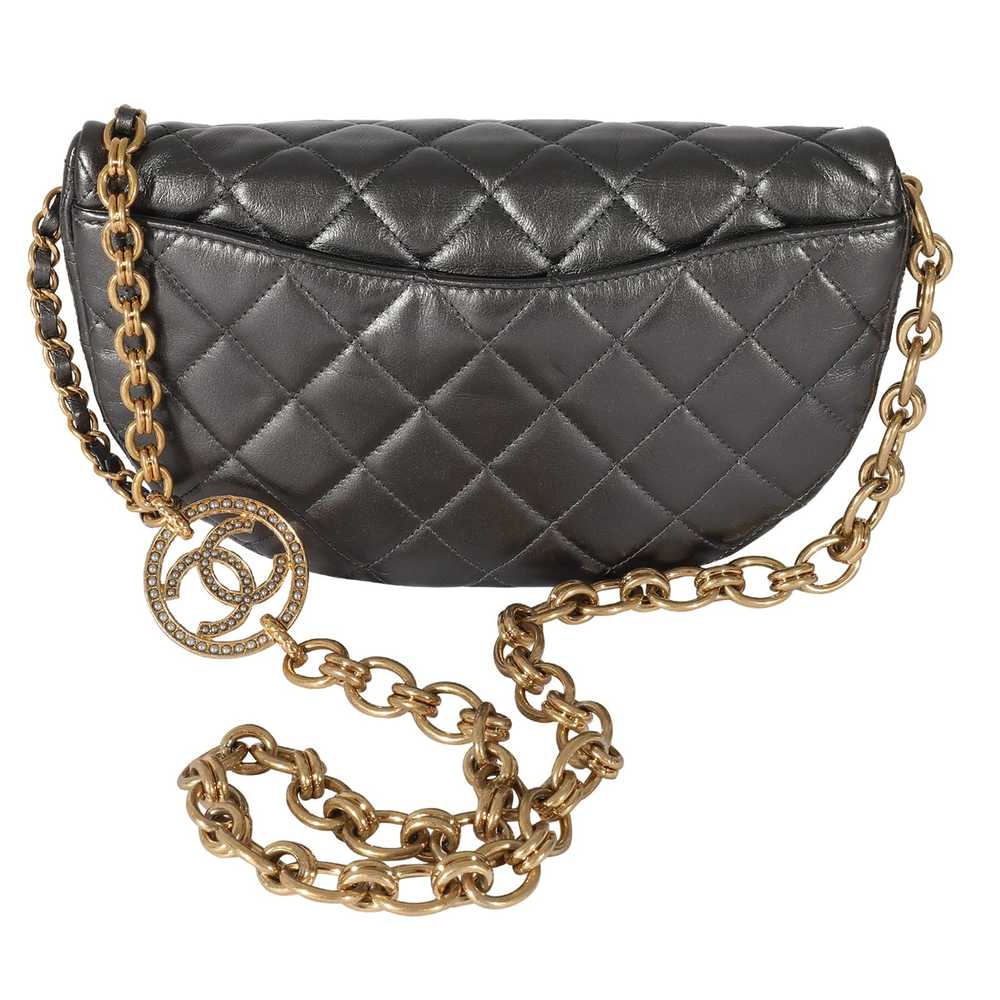 Chanel Chanel Metallic Quilted Calfskin Jeweled C… - image 3