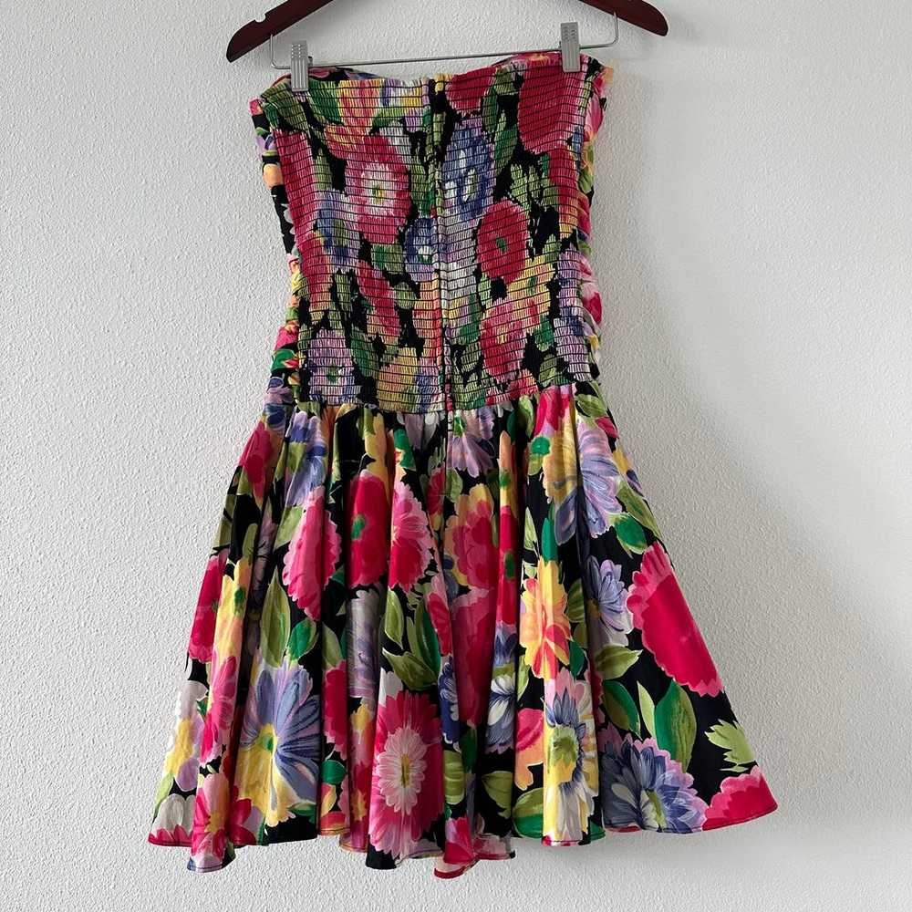 POSITIVELY ELLYN Strapless Flower Print Dress - image 2