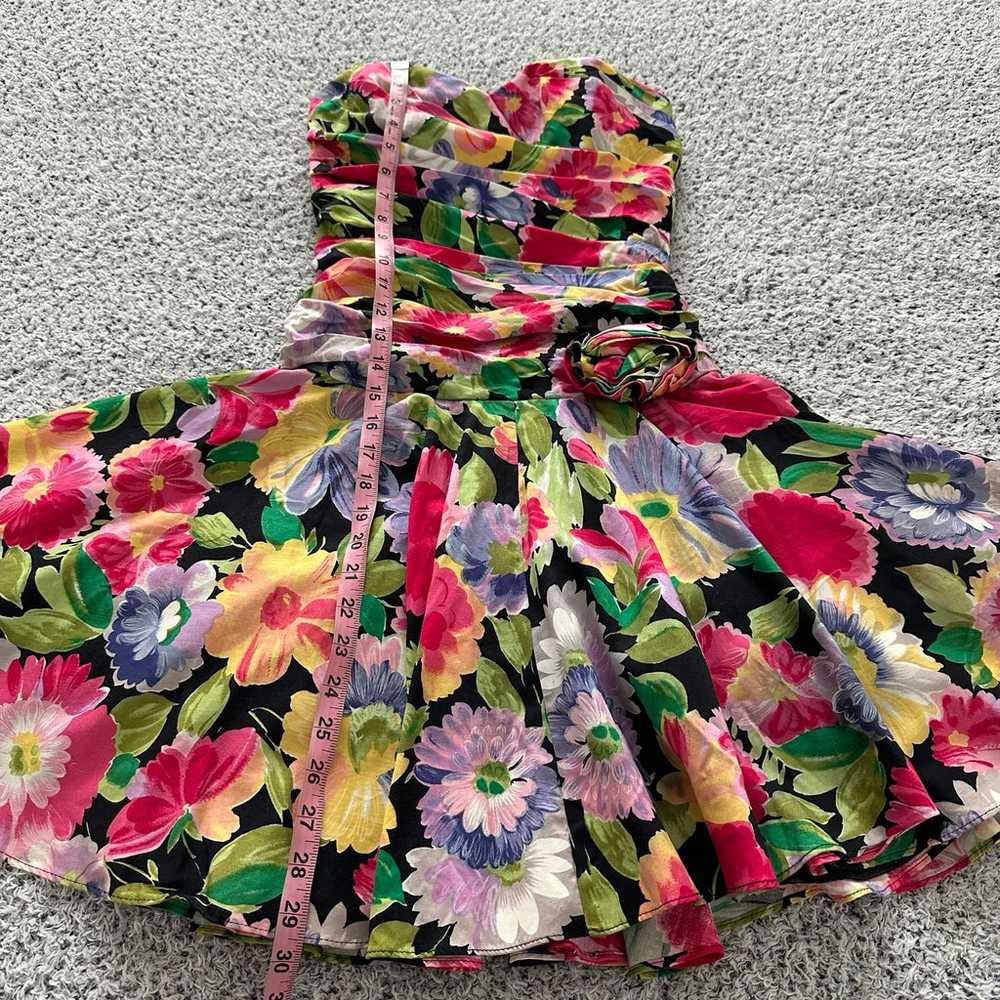 POSITIVELY ELLYN Strapless Flower Print Dress - image 7
