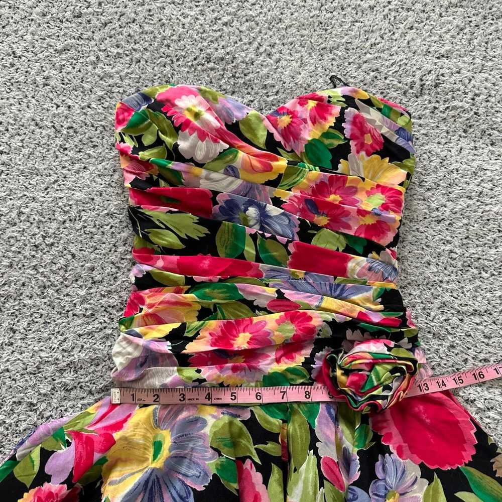 POSITIVELY ELLYN Strapless Flower Print Dress - image 9