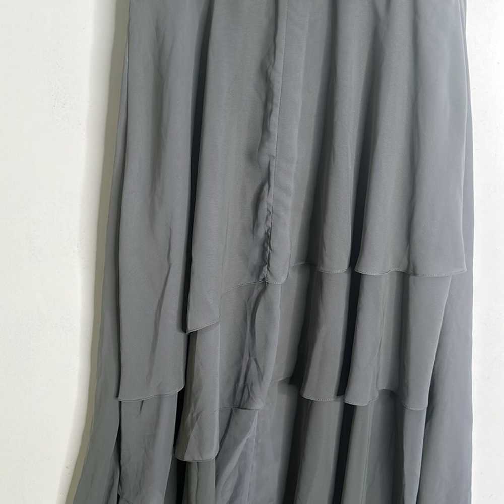 Gray formal sequined maxi dress size medium - image 6