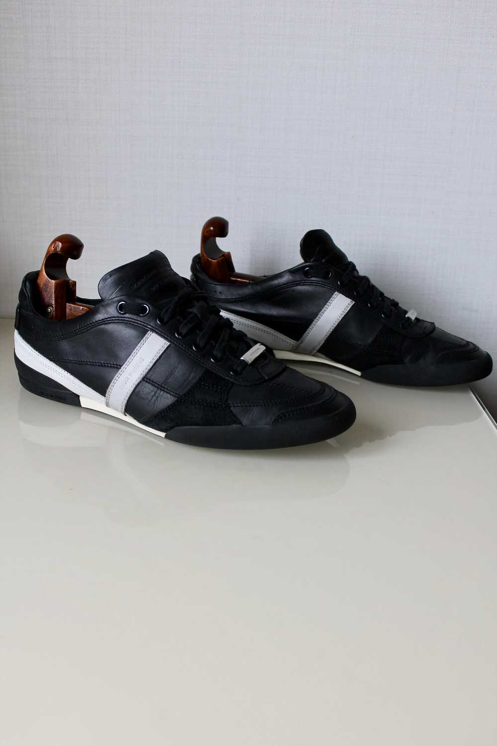 Dior DIOR HOMME Leather Low Top Sneakers Black - image 1