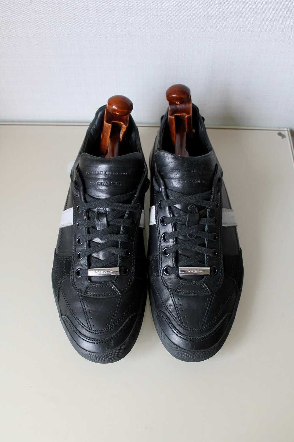 Dior DIOR HOMME Leather Low Top Sneakers Black - image 4