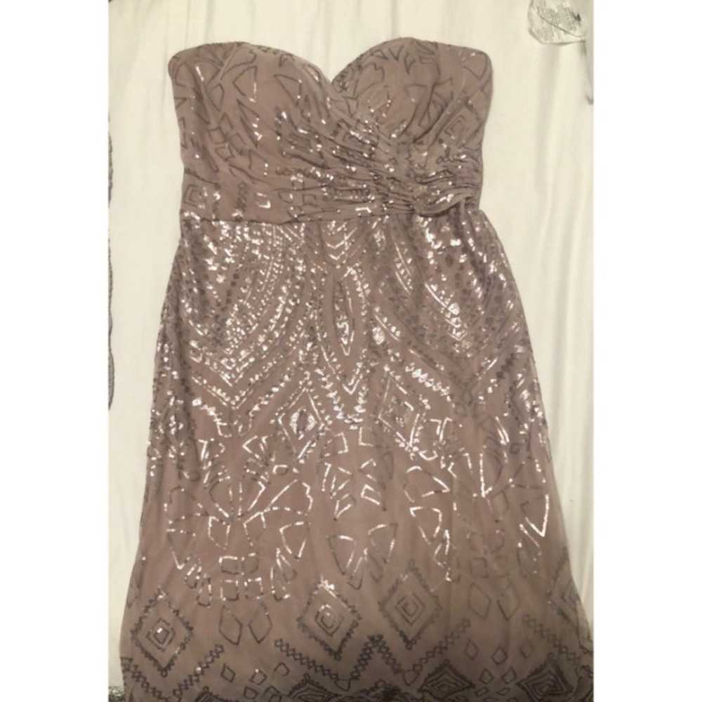 Mori Lee Patterned Sequin Formal Dress - image 2