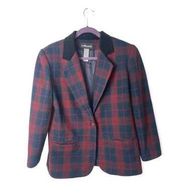 Other Sag Harbor SZ 8 vintage checkered oversized… - image 1