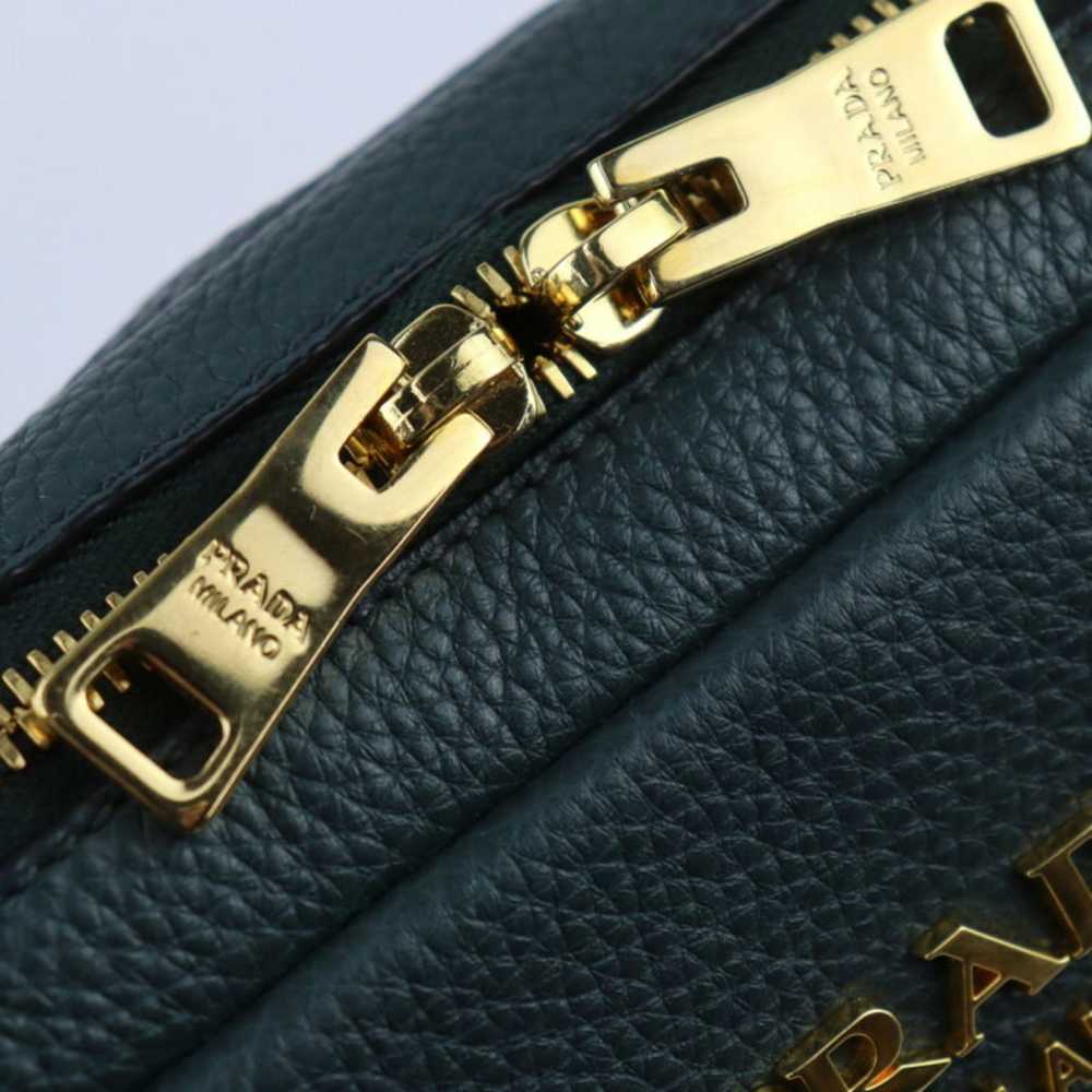 Prada PRADA bag handbag 1BB087 leather SMERALDO g… - image 6