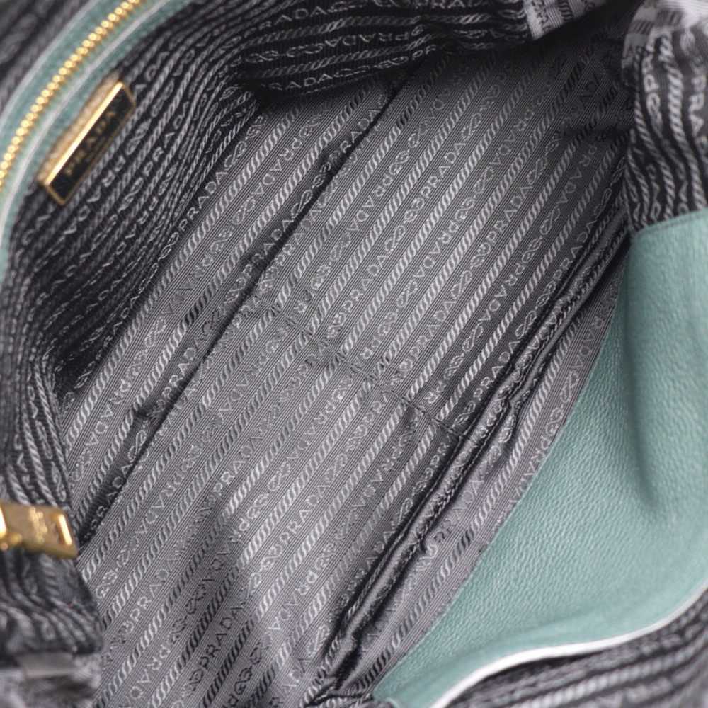 Prada PRADA bag handbag 1BB087 leather SMERALDO g… - image 8