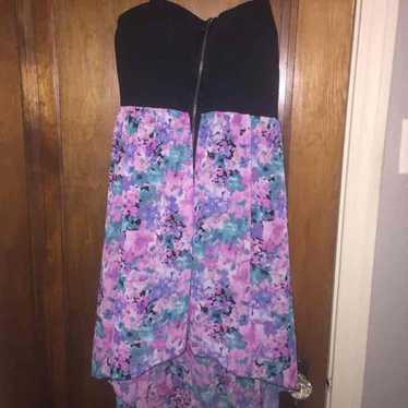 Material Girl HighLow Floral Print Dress