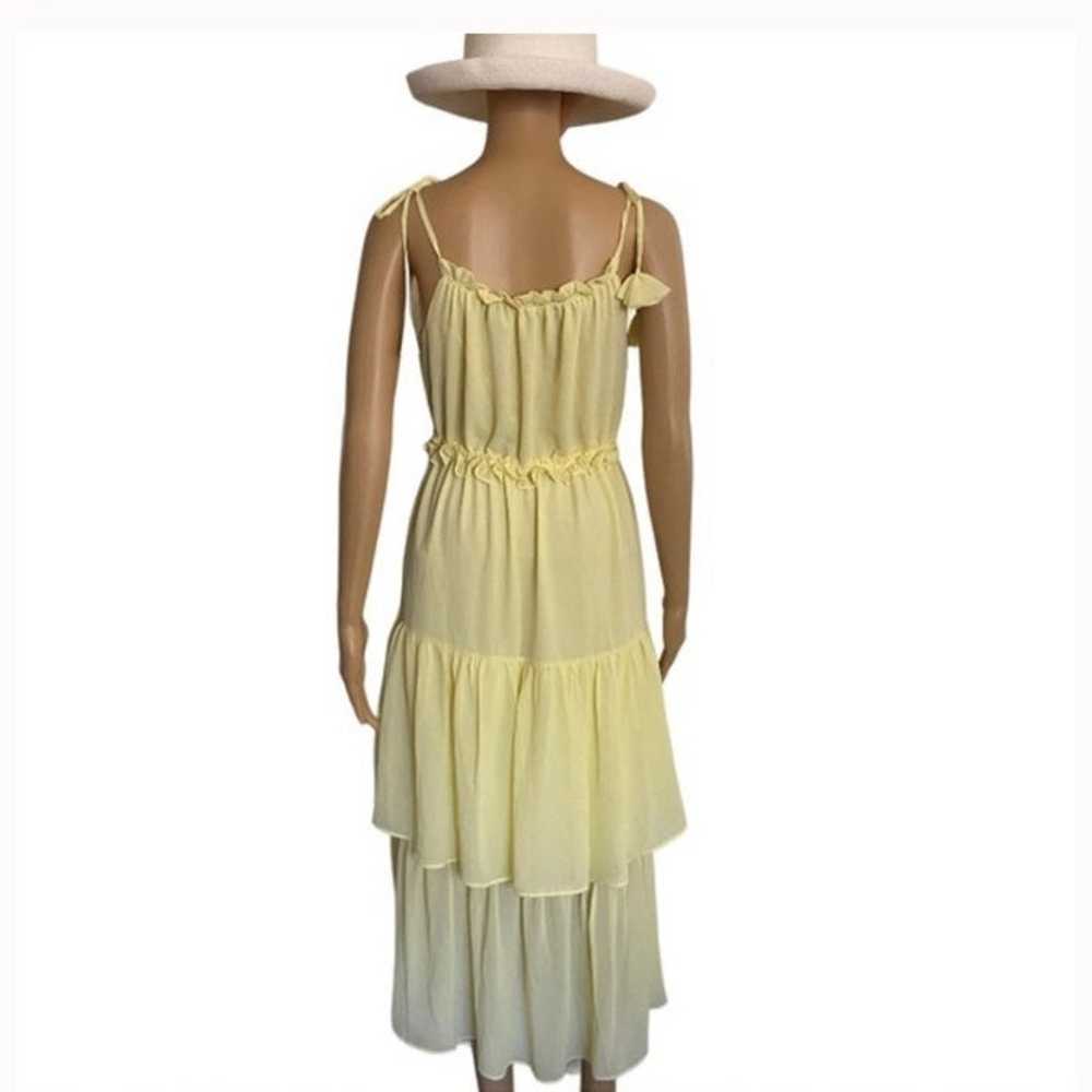 EVIE Chiffon Spaghetti Straps Ruffled Layers Dress - image 2