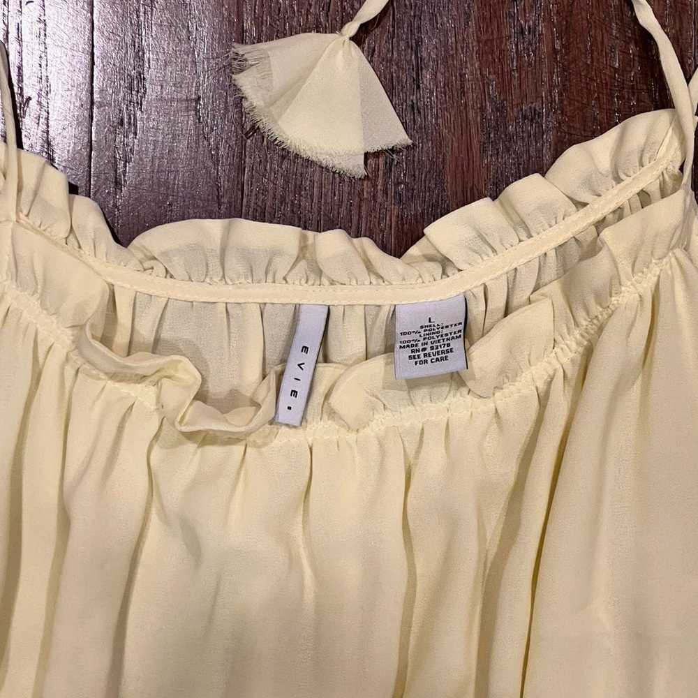 EVIE Chiffon Spaghetti Straps Ruffled Layers Dress - image 5