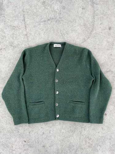 Vintage Vintage 1960s Wool & Mohair Green Cardigan