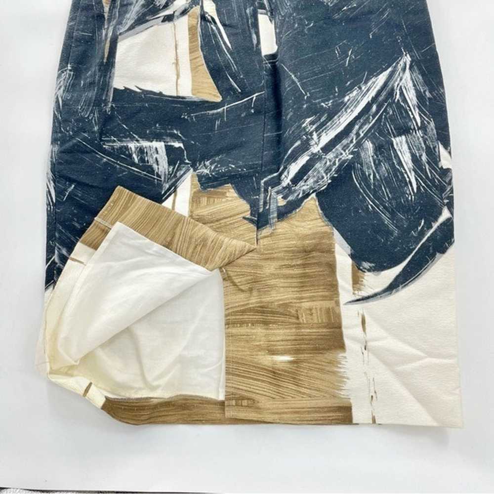 MaxMara Neutral Minimalist Tan Black White Abstra… - image 10