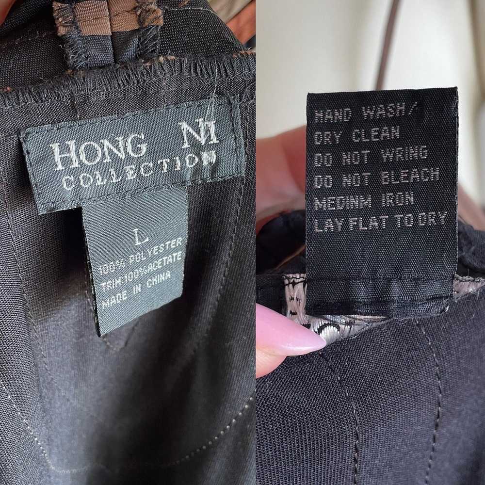 Hong Ni Collection Brown Slip Dress and Jacket Se… - image 8