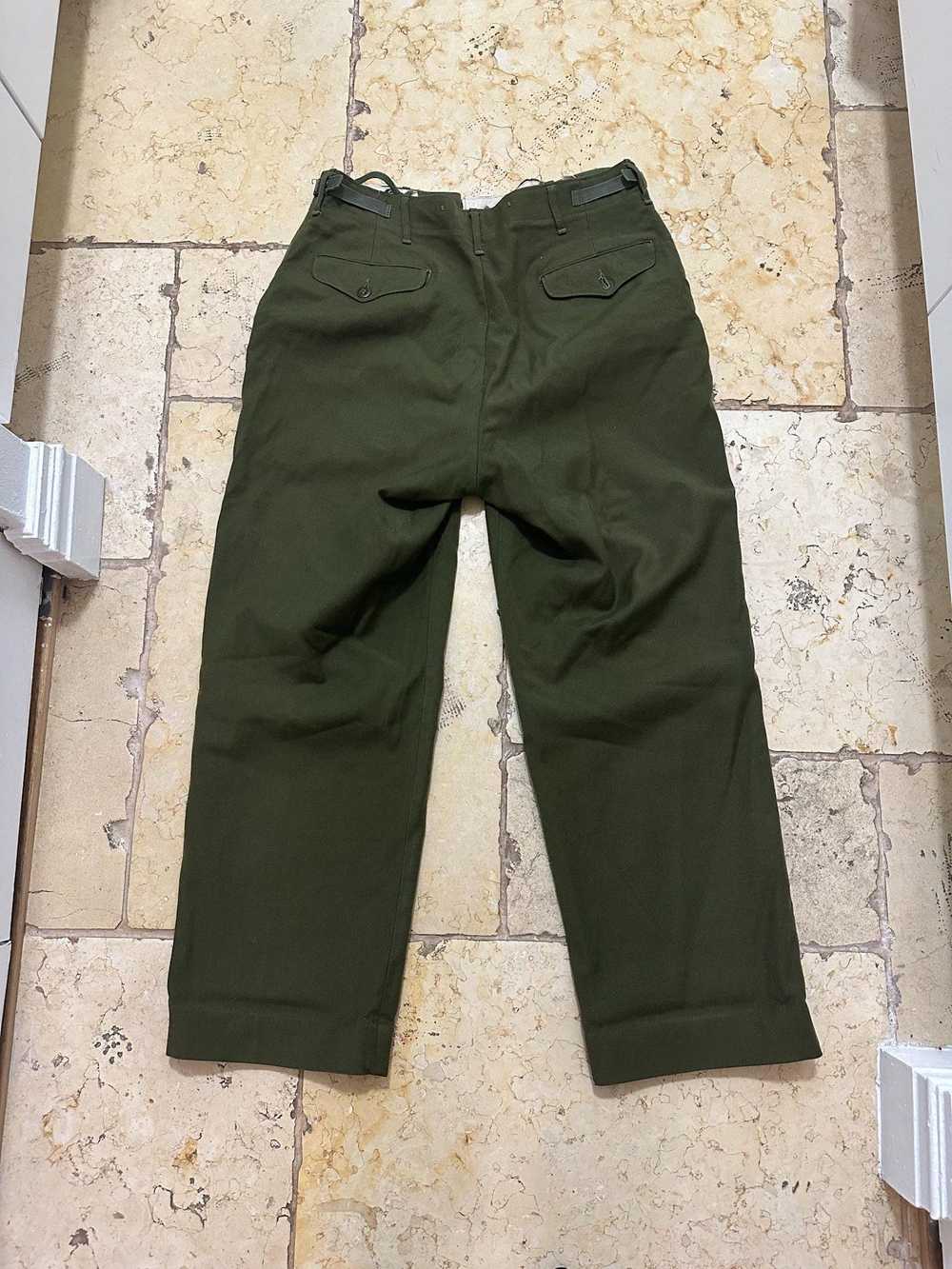 Vintage Authentic Wool 1950s US Army M-51 Pants - image 3