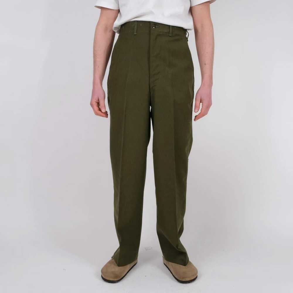 Vintage Authentic Wool 1950s US Army M-51 Pants - image 4