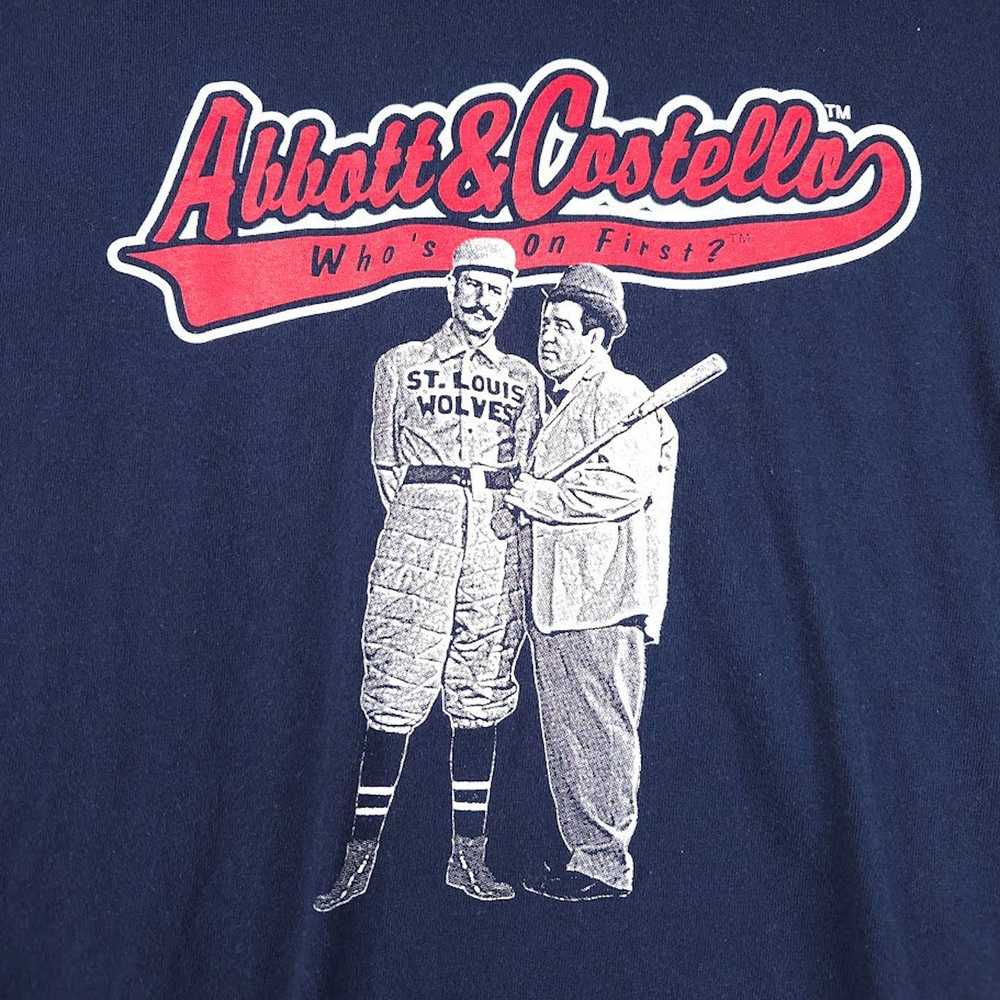 Vintage Vintage Abbott & Costello T Shirt Mens Si… - image 2