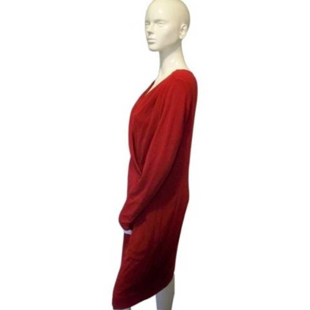 Ann Taylor Deep Red Dress Size 14 - image 3