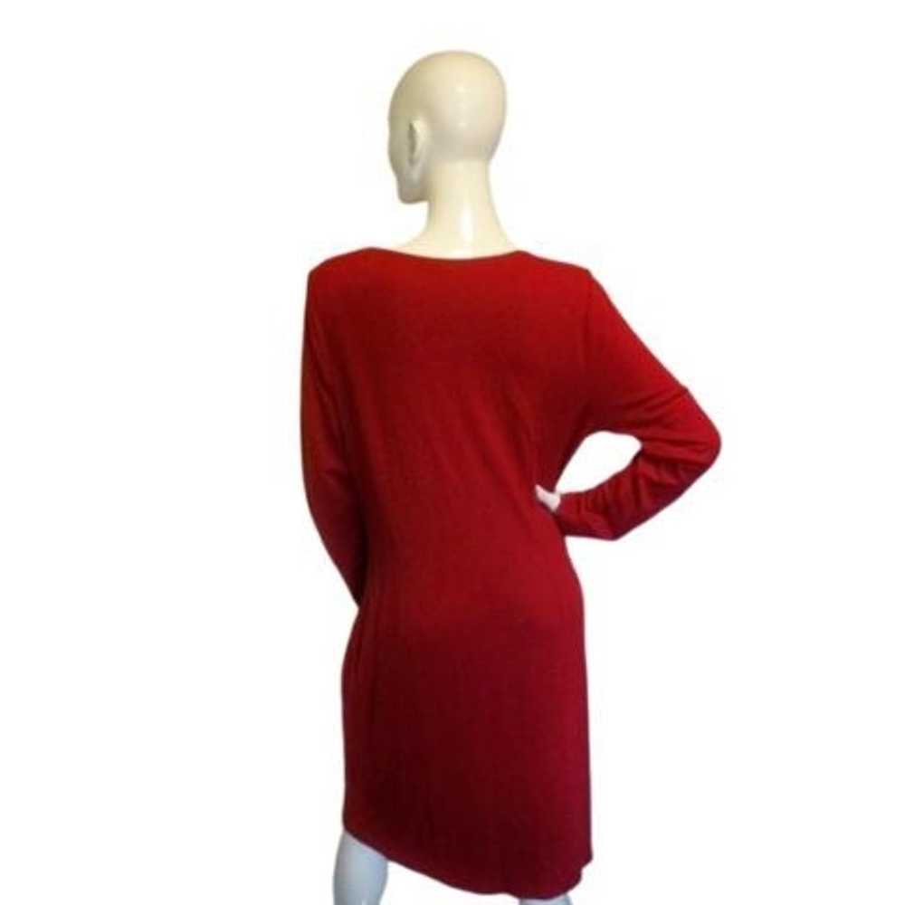 Ann Taylor Deep Red Dress Size 14 - image 5