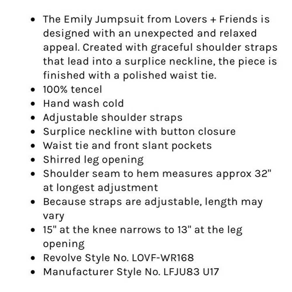 Lovers + Friends Emily Jumpsuit in Light - image 7