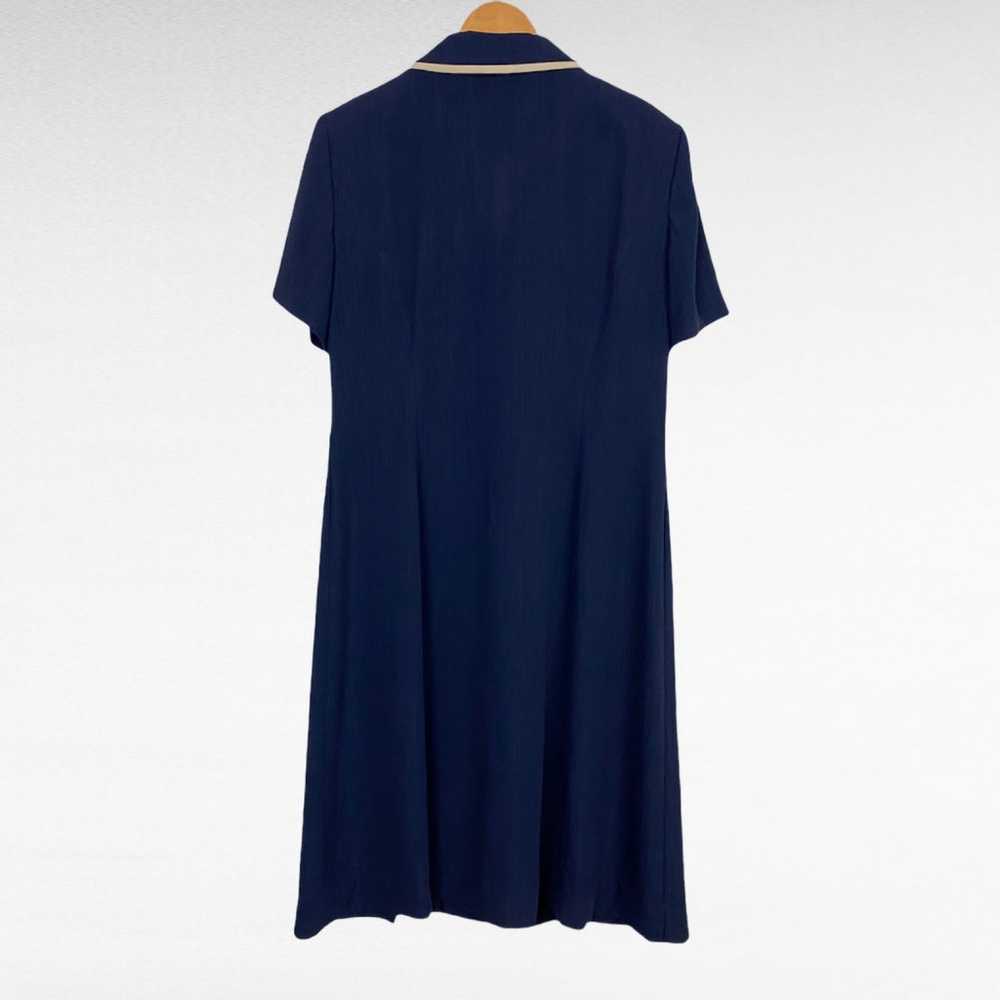 VINTAGE | 1970’s Leslie Fay Navy Blue Iconic Sail… - image 12