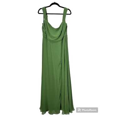 AFTER SIX Women's Green Long Dress 16-R - image 1