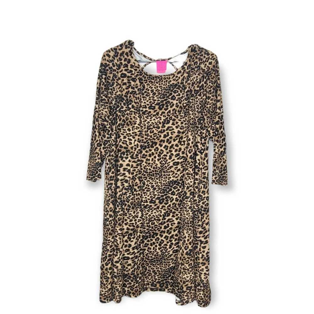 Torrid Betsey Johnson Leopard Ponte Skater Dress … - image 4