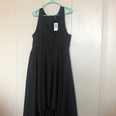 Torrid black high low gown size 20