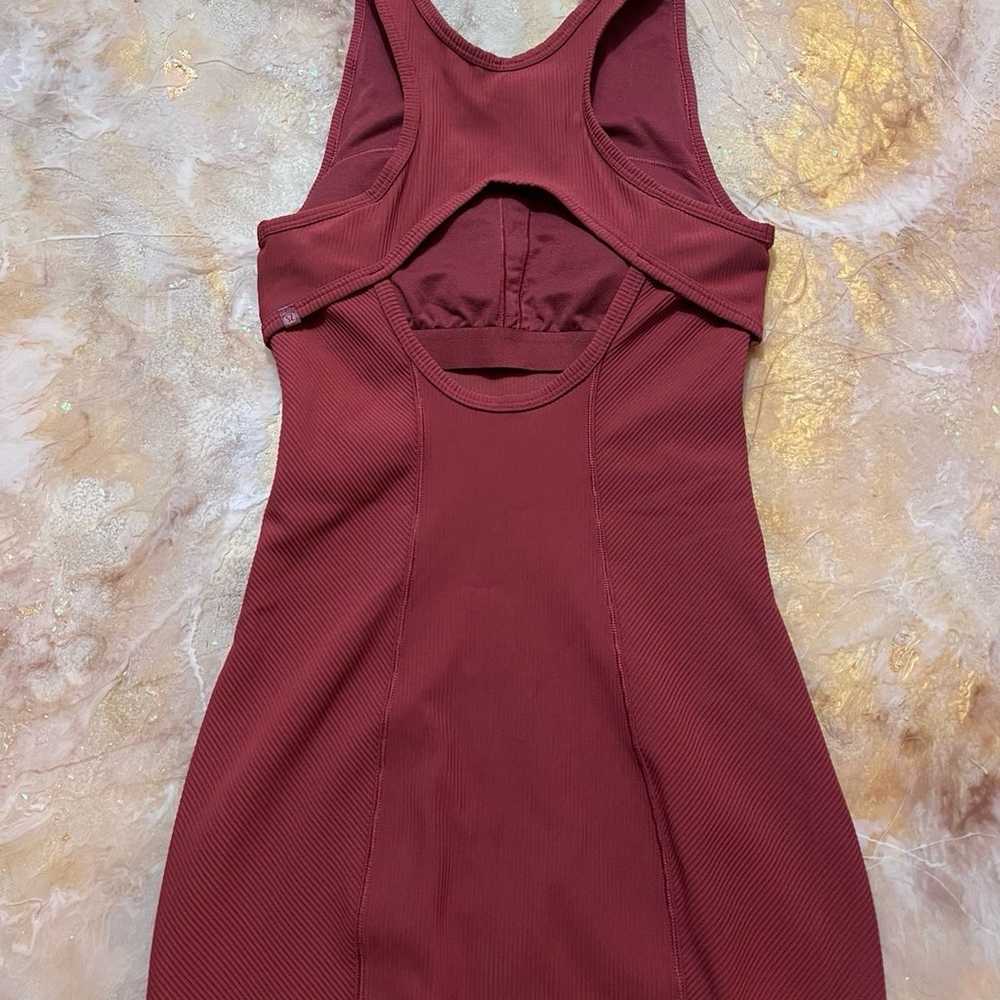 Lululemon Brunch and Back Dress Chianti size 2 - image 2