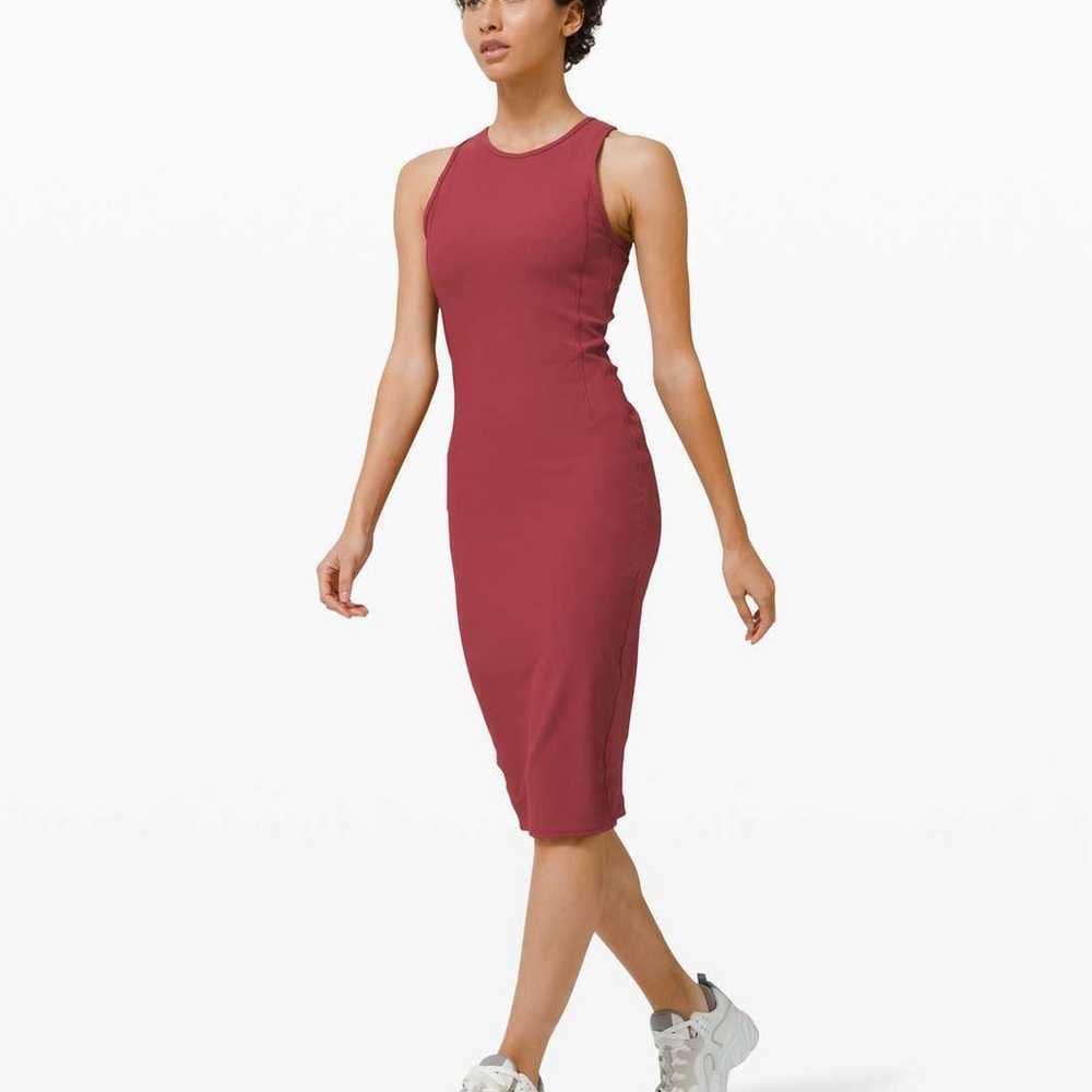 Lululemon Brunch and Back Dress Chianti size 2 - image 5