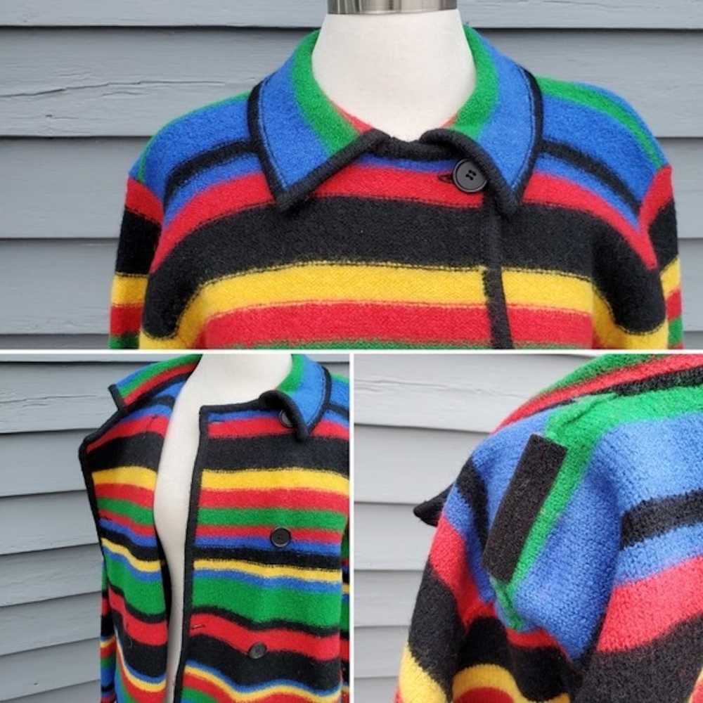 Vintage Talbots Vintage 90s Primary Rainbow Strip… - image 4