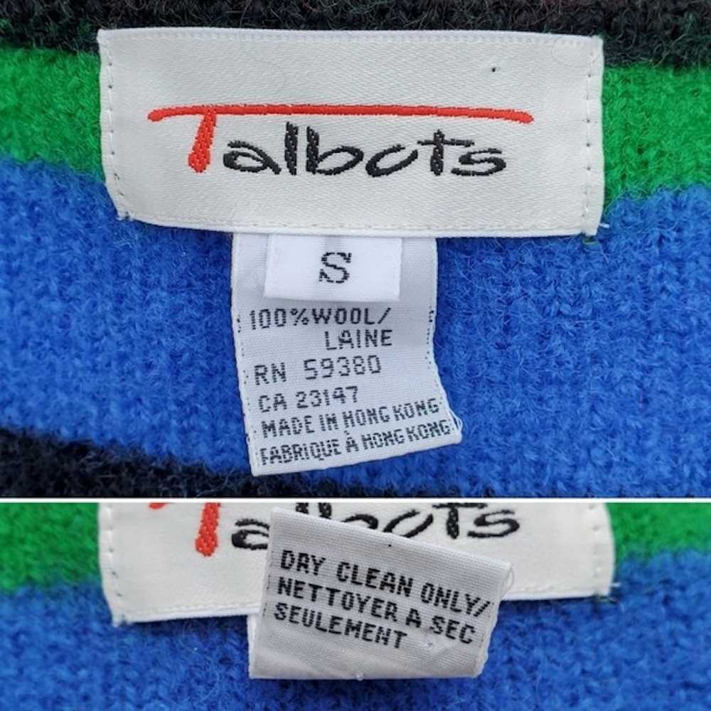 Vintage Talbots Vintage 90s Primary Rainbow Strip… - image 5