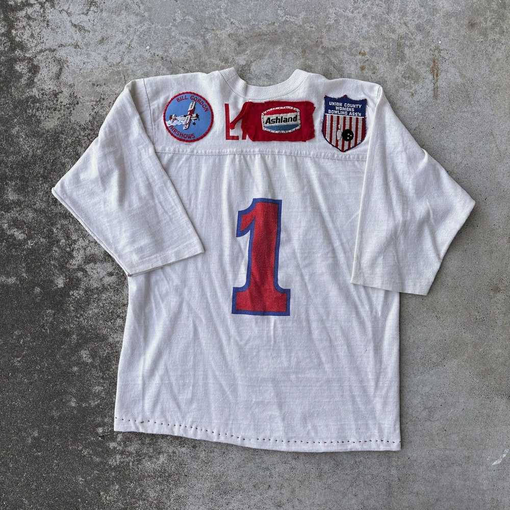 Made In Usa × Tee × Vintage Number 1 American Col… - image 1