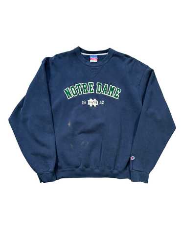 Champion × Vintage 00s Notre Dame Champion Sweats… - image 1